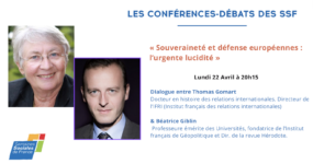 « Souveraineté et défense européennes,  l’urgente lucidité » – synthèse écrite