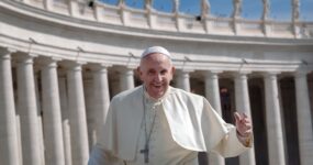 Hommage des SSF au pape François